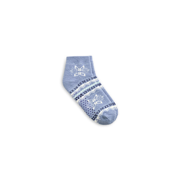 cuddl duds Snowflake Fairisle Terry Lounge Anklet Sock Socks