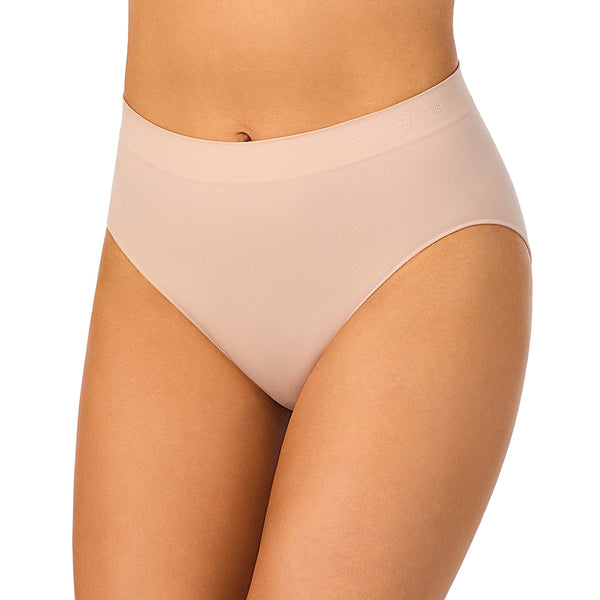 Cuddl Duds Soft Seamless High-Cut Brief Panty 3-Pack Intimates