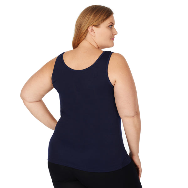 Cuddl Duds SofTech Venice Lace Detail Cami PLUS Shirts U0026 Tops