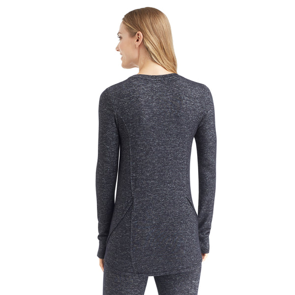 Cuddl Duds SoftKnit Long Sleeve Crew Shirts U0026 Tops