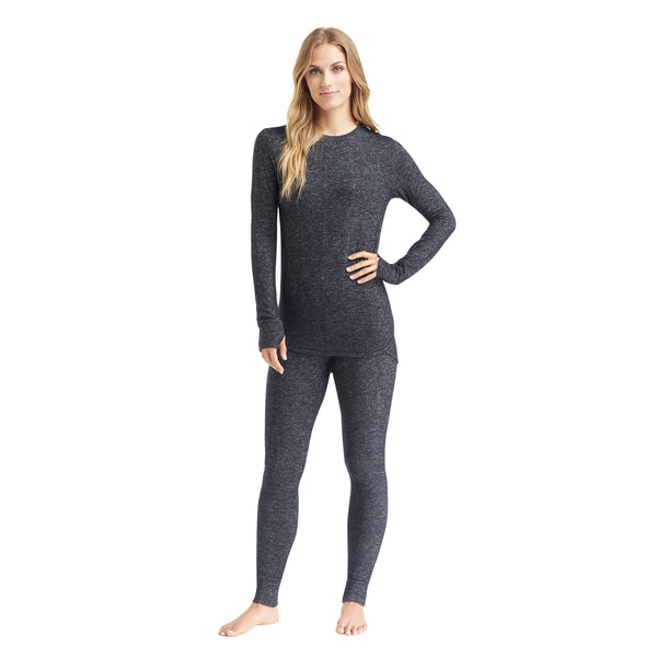 Cuddl Duds SoftKnit Long Sleeve Crew Shirts U0026 Tops