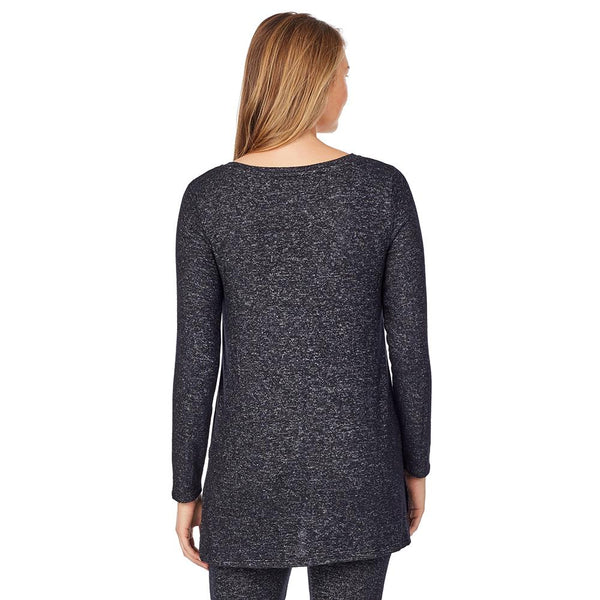 Cuddl Duds SoftKnit Long Sleeve Crossover Tunic SALE