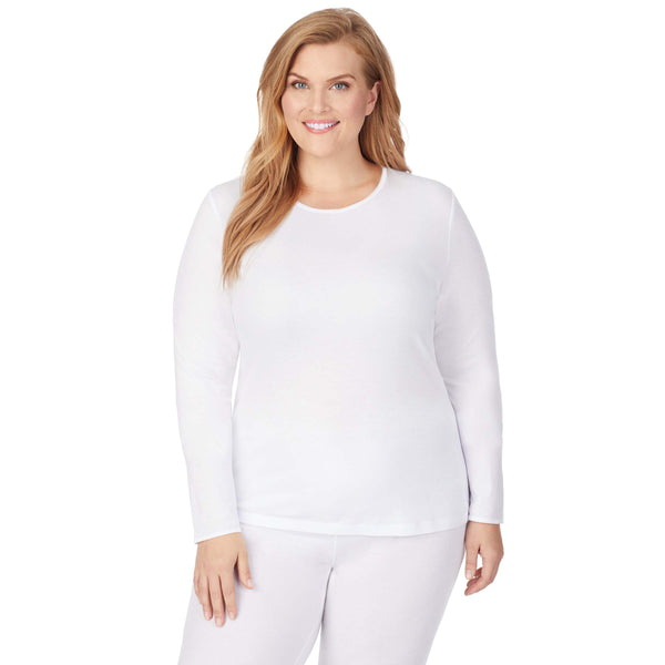 Cuddl Duds Softwear Long Sleeve Crew PLUS Shirts U0026 Tops