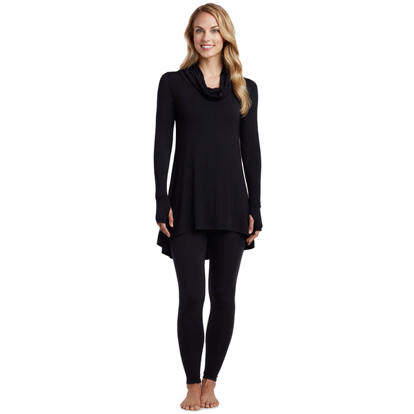 Cuddl Duds Softwear With Stretch Long Sleeve Cowl Tunic Shirts U0026 Tops