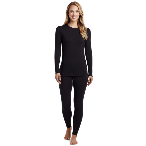 Cuddl Duds Softwear With Stretch Long Sleeve Crew PETITE Shirts U0026 Tops