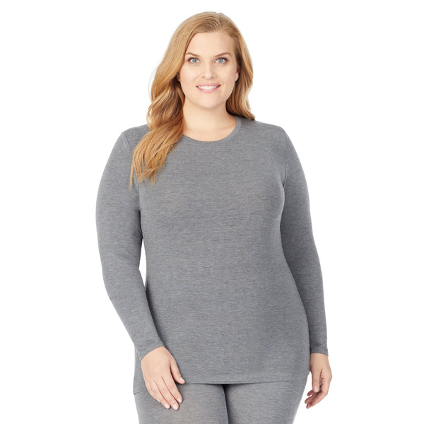 Cuddl Duds Softwear With Stretch Long Sleeve Crew PLUS Shirts U0026 Tops