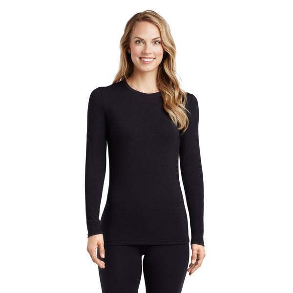 cuddl duds Softwear With Stretch Long Sleeve Crew Shirts u0026 Tops