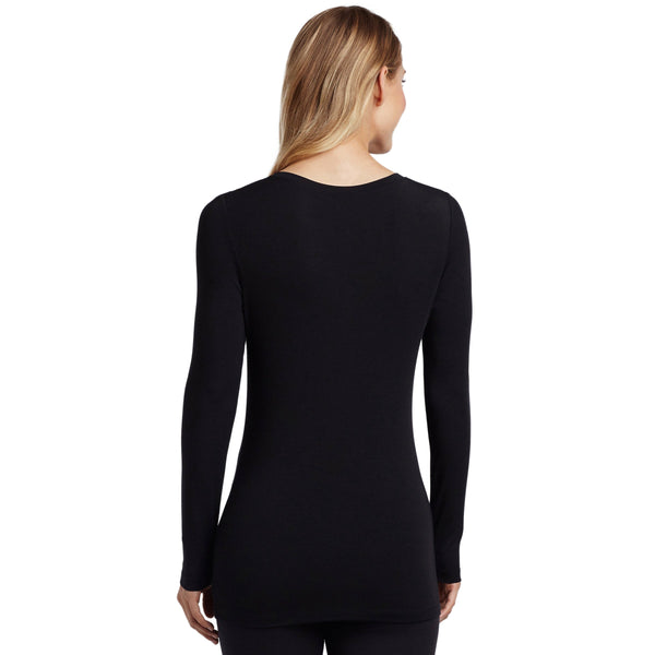 Cuddl Duds Softwear With Stretch Long Sleeve V-Neck Shirts U0026 Tops