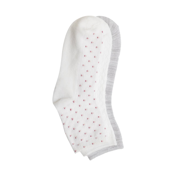 Cuddl Duds Thermal Stitch / Pindot Anklet Sock 3-Pack Socks