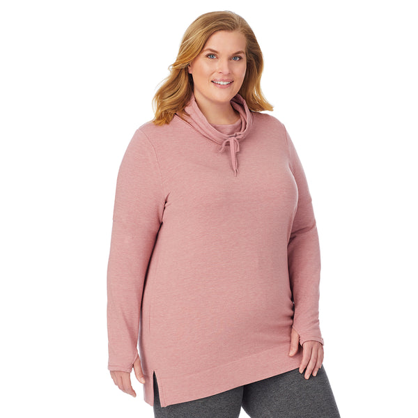 Cuddl Duds Ultra Cozy Long Sleeve Cowl Neck Tunic PLUS Shirts U0026 Tops