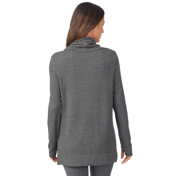 Cuddl Duds Ultra Cozy Long Sleeve Cowl Neck Tunic Shirts U0026 Tops