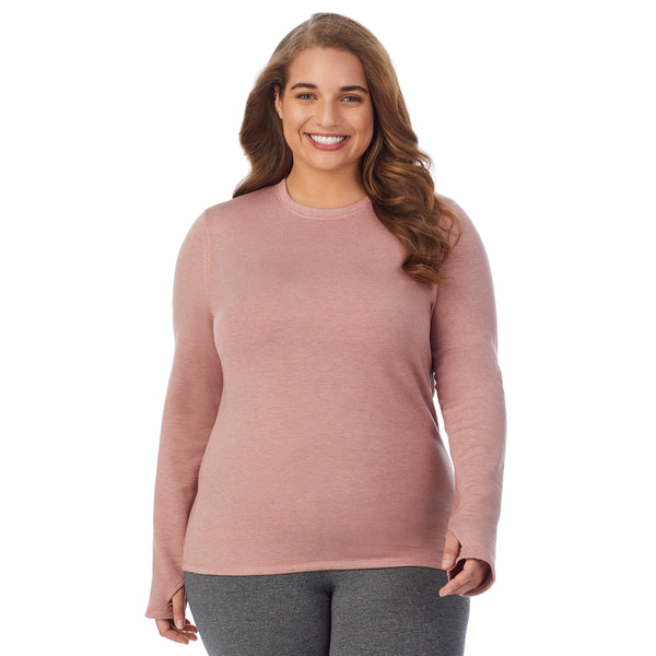 Cuddl Duds Ultra Cozy Long Sleeve Crew PLUS Shirts U0026 Tops