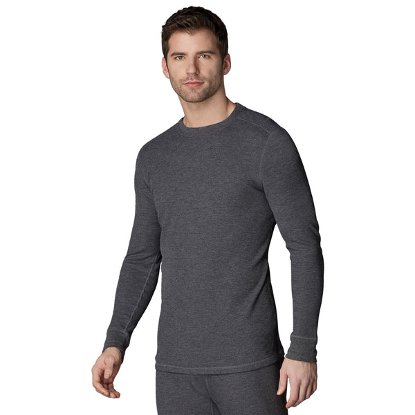 Cuddl Duds Waffle Thermal Long Sleeve Crew Shirts U0026 Tops