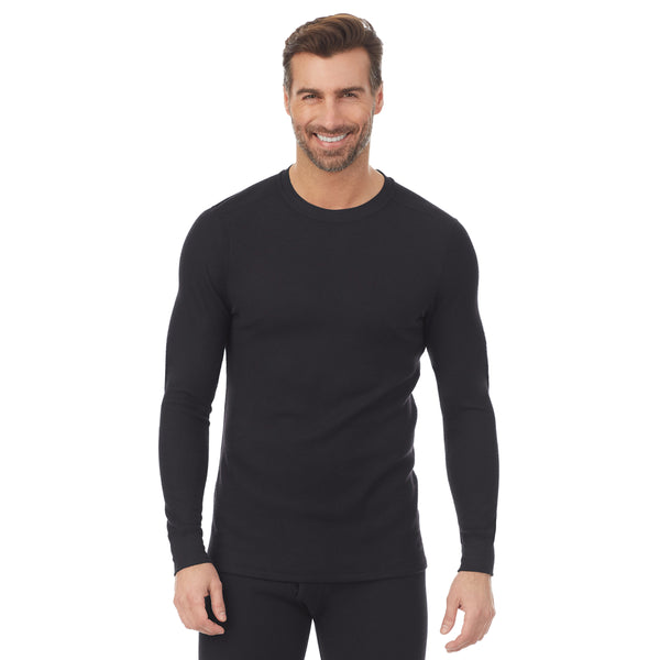 cuddl duds Waffle Thermal Long Sleeve Crew Shirts u0026 Tops