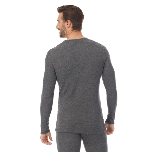 Cuddl Duds Waffle Thermal Long Sleeve Henley Long Johns