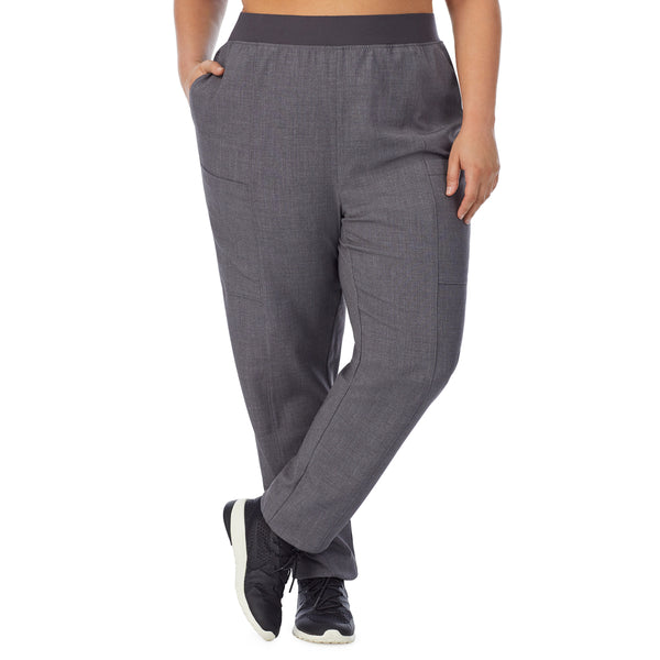 Cuddl Duds Womens Scrub Slim Cargo Pant PLUS Scrubs