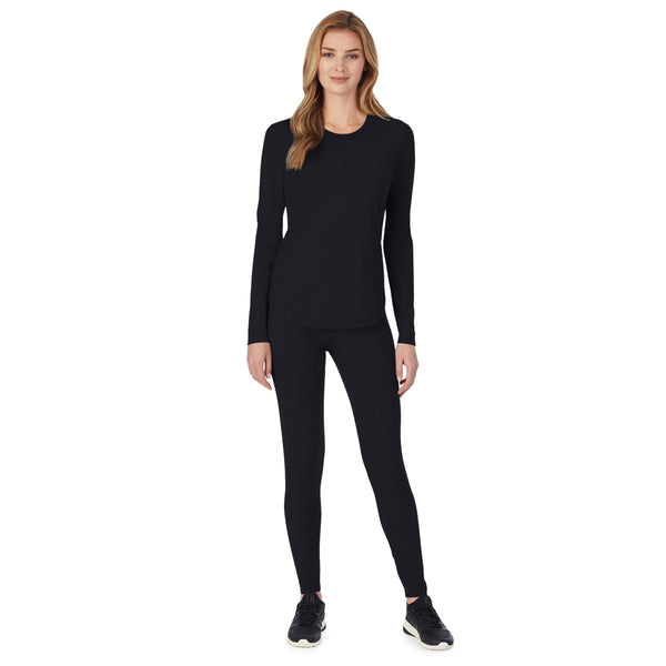 Cuddl Duds Womens Underscrub Crew Neck Top PETITE Women