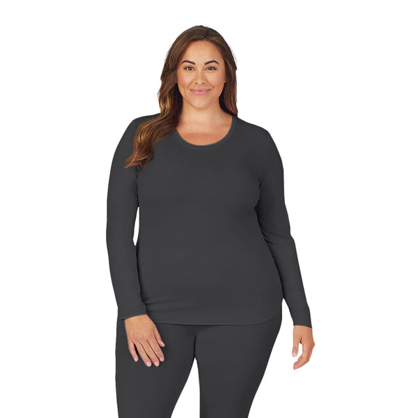 Cuddl Duds Womens Underscrub Crew Neck Top PLUS Women