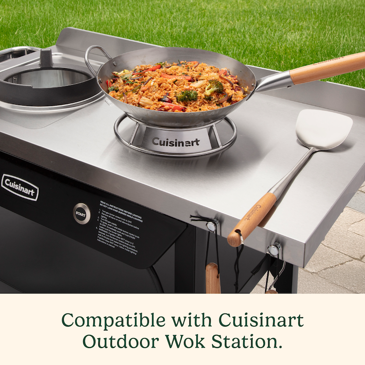 Cuisinart 12" Carbon Steel Hammered Wok (Round) CWA-0041