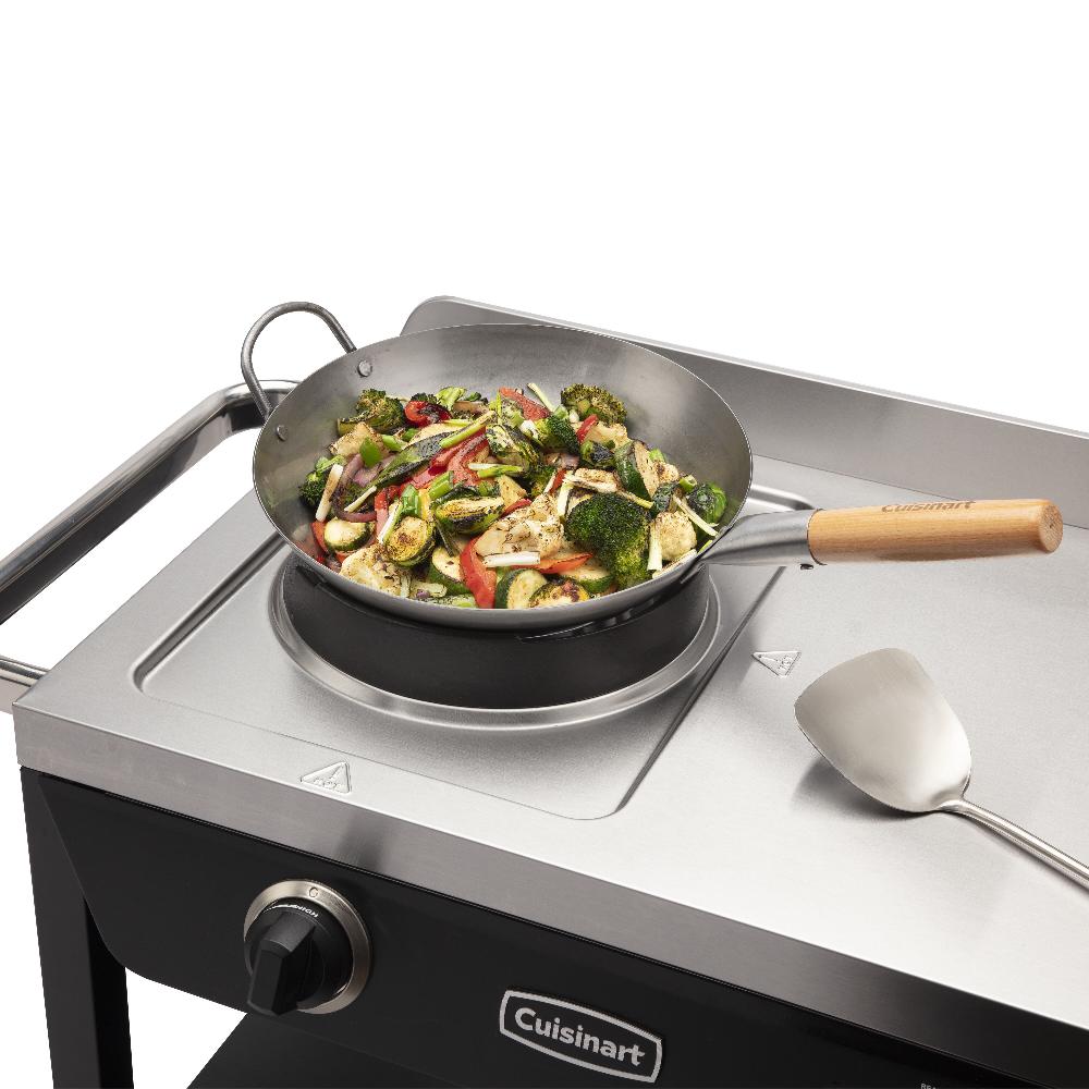 Cuisinart 12" Carbon Steel Hammered Wok (Round) CWA-0041