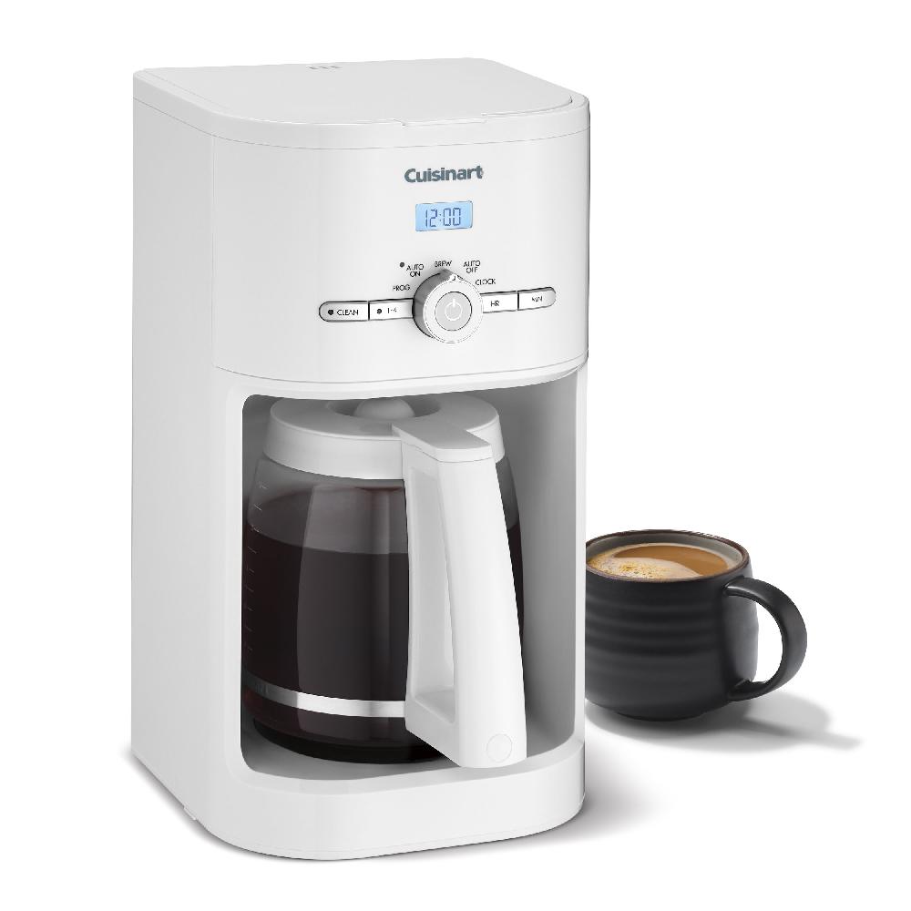 Cuisinart 12 Cup Classic Programmable Coffee Maker DCC-1120NAS White