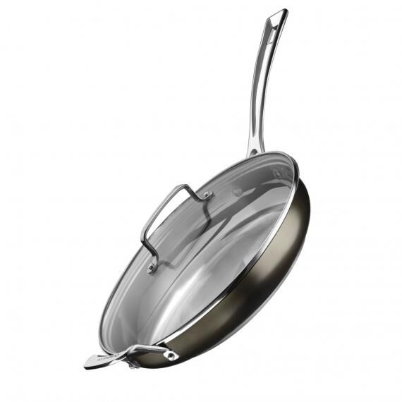 Cuisinart 12" Skillet With Helper Handle & Cover BSC722-30H