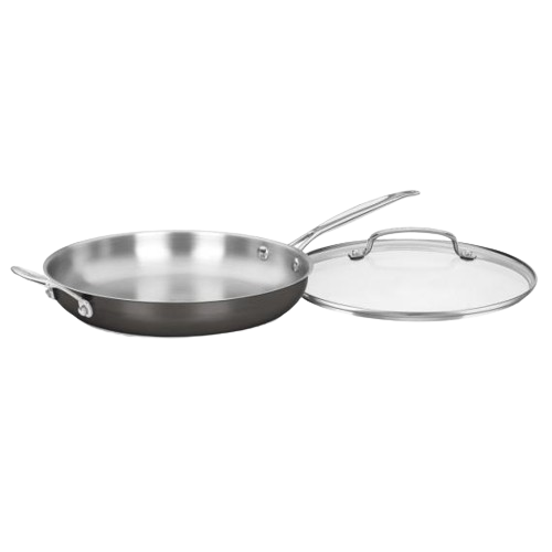 cuisinart 12" Skillet with Helper Handle & Cover BSC722-30H