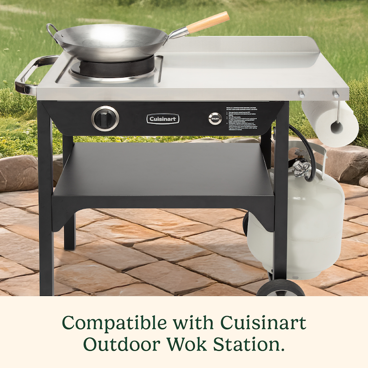 Cuisinart 14" Carbon Steel Hammered Wok (Round) CWA-2137