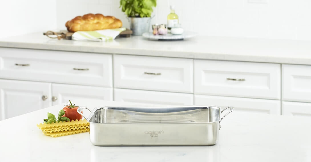 Cuisinart 14" Lasagna Pan With Stainless Roasting Rack 7117-14RRP1