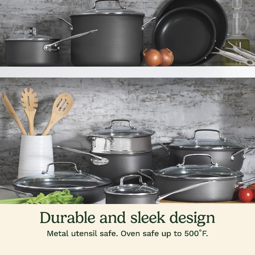 Cuisinart 17 Piece Chef’s Classic ™ Nonstick Hard Anodized Set 66-17N
