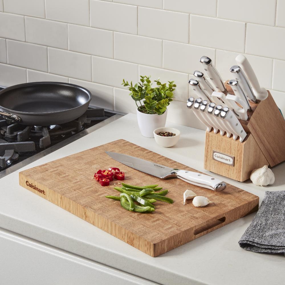 Cuisinart 17" Reversible End Grain Bamboo Cutting Board CWB-17EGB