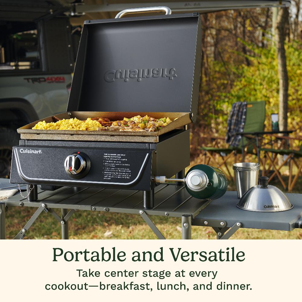 Cuisinart 17" Tabletop Gas Griddle With Hood CGG-9236