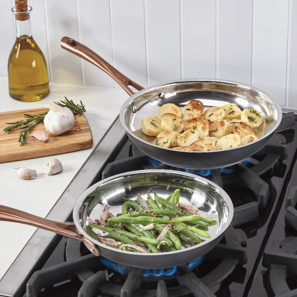 Cuisinart 2-Pack Matte Black Elegance Skillet Set (8” & 10”) MBK8922-810