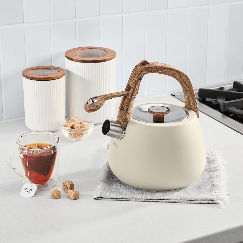 Cuisinart 2 Qt. Cream Stainless Steel Tea Kettle CTK-SS25CRW