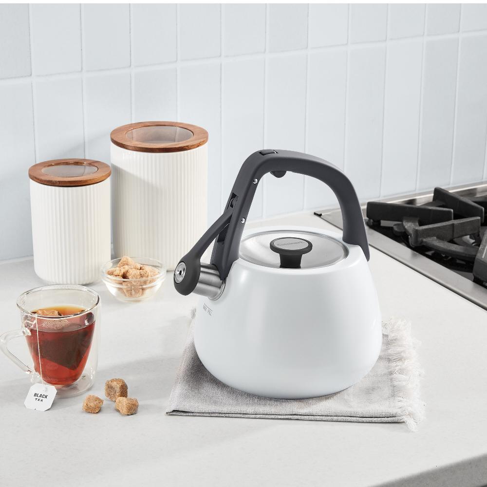 Cuisinart 2 Qt. Matte White Stainless Steel Tea Kettle CTK-SS25MW