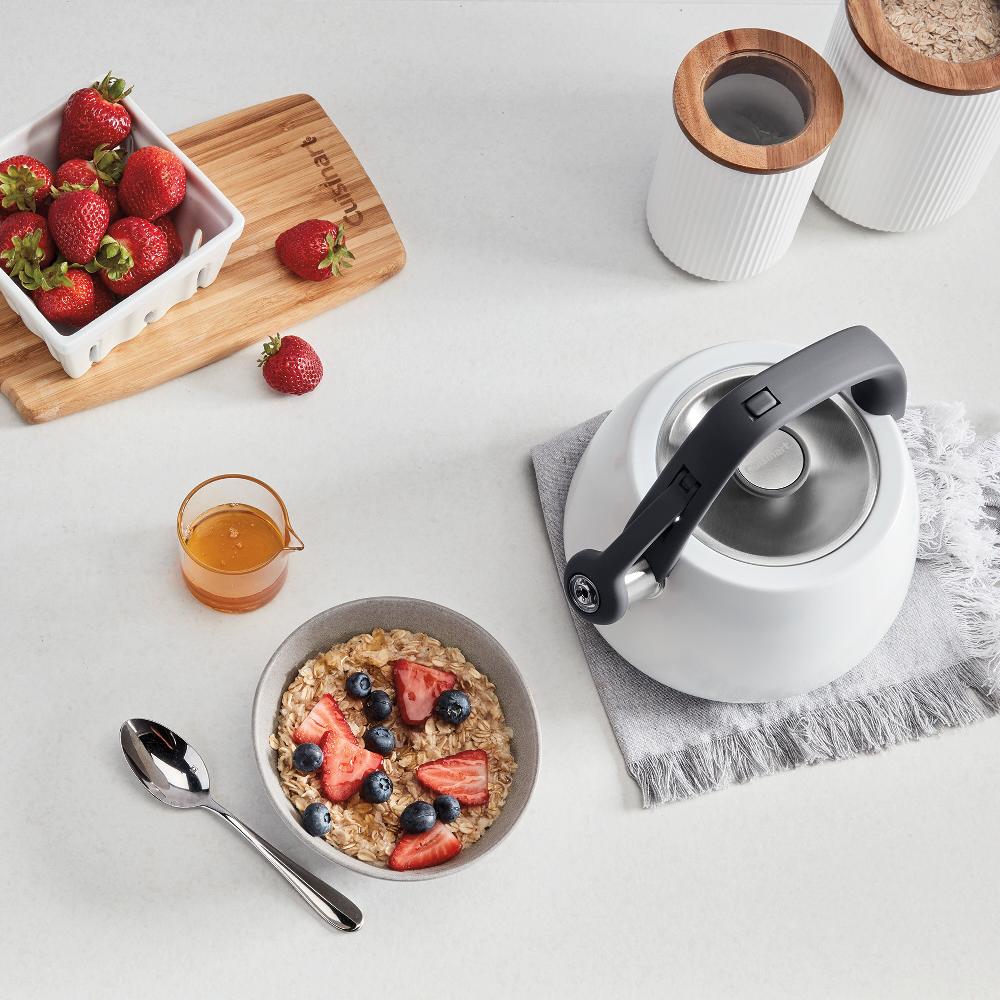 Cuisinart 2 Qt. Matte White Stainless Steel Tea Kettle CTK-SS25MW