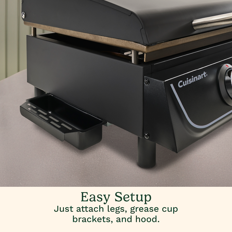 Cuisinart 22" Tabletop Gas Griddle With Hood CGG-9242