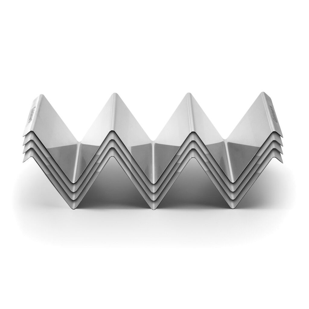 Cuisinart 4-Pc Stainless Taco Tray Set AST-4T Stainless Steel