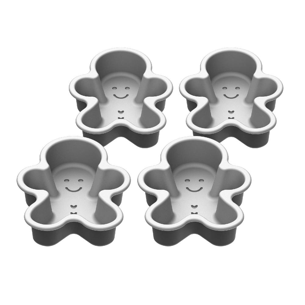 cuisinart 4 piece Mini Gingerbread Man Set CMBM-4GBM