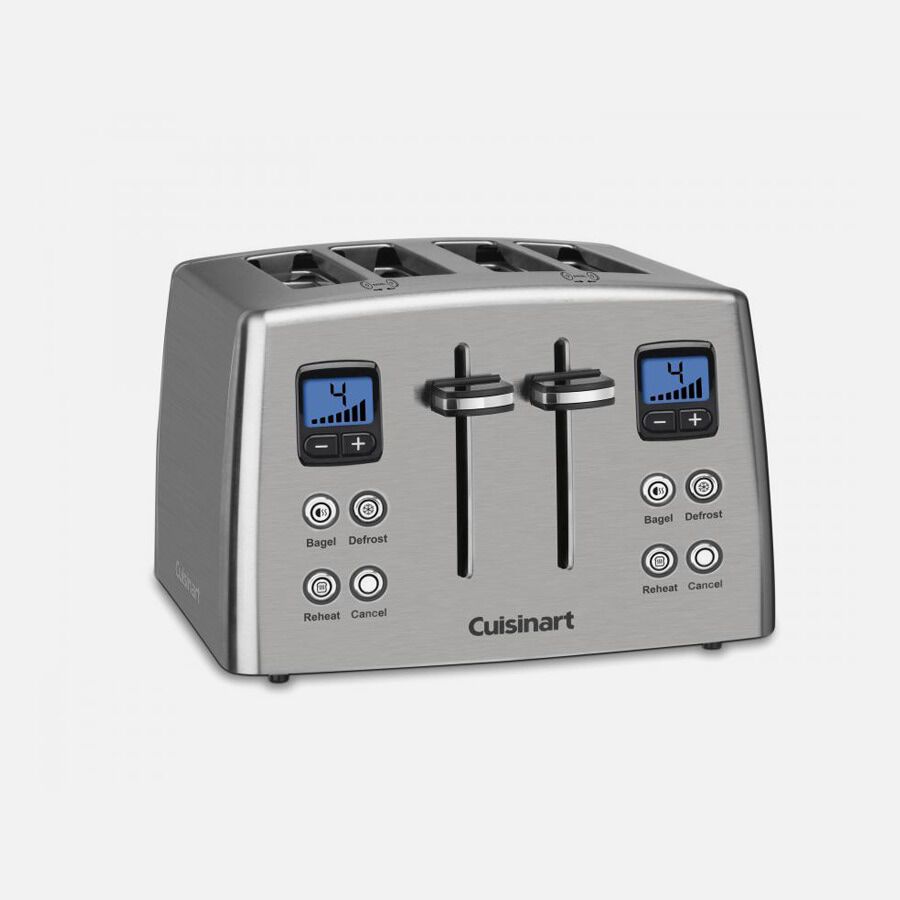 Cuisinart 4 Slice Countdown Metal Toaster CPT-435P1 Stainless Steel P1