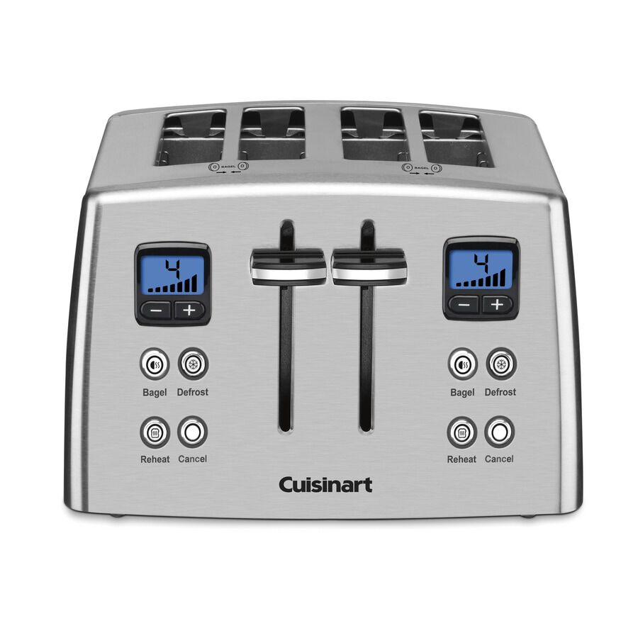 cuisinart 4 Slice Countdown Metal Toaster CPT-435P1 Stainless Steel P1
