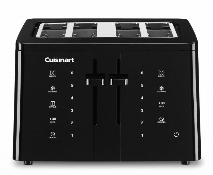 cuisinart 4 Slice Touchscreen Toaster CPT-T40P1 Black P1