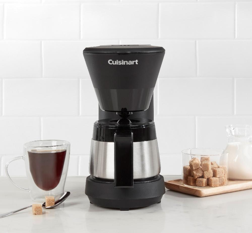 Cuisinart 5-Cup Coffeemaker With Stainless Steel Carafe DCC-5570NAS