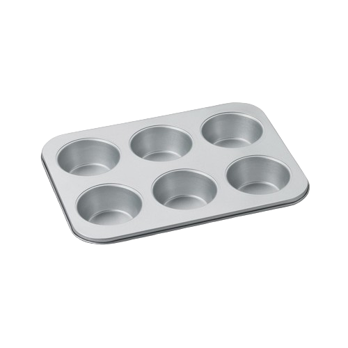 cuisinart 6 Cup Jumbo Muffin Pan AMB-6JMP Stainless Steel