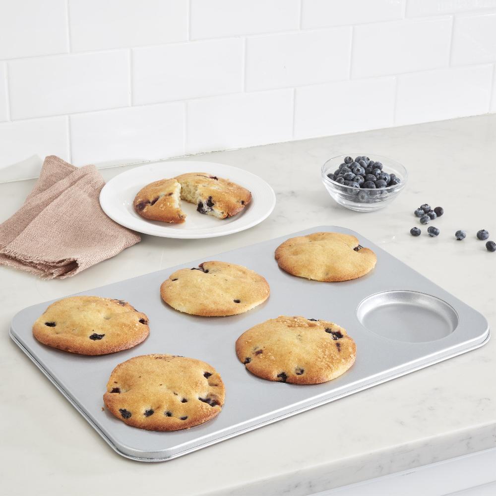 Cuisinart 6 Cup Muffin Top Pan AMB-6MTP Stainless Steel