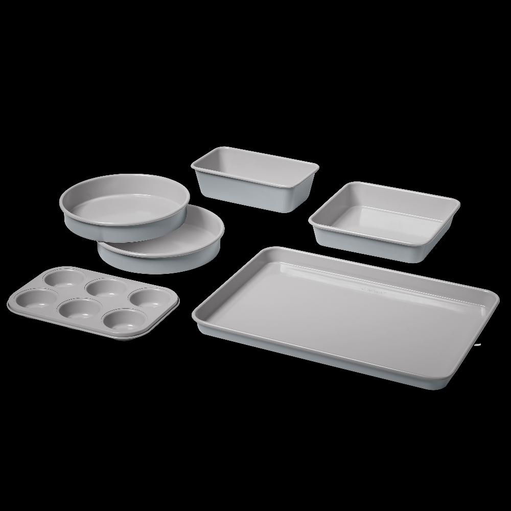 cuisinart 6-Pc Culinary Collection Ceramic Nonstick Bakeware Set - Gorgeous Gray CCMB-6GG