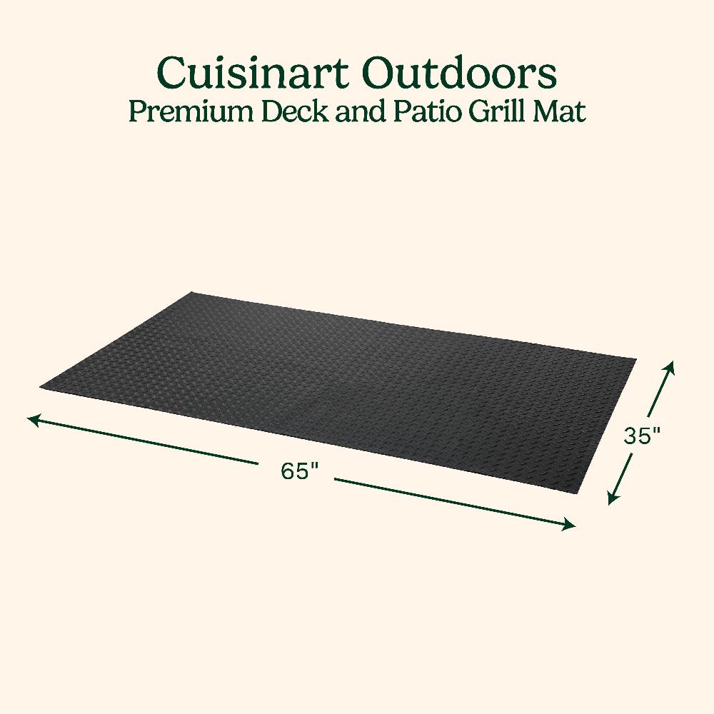 Cuisinart 65” X 36” Premium Deck And Patio Grill Mat CGMT-300