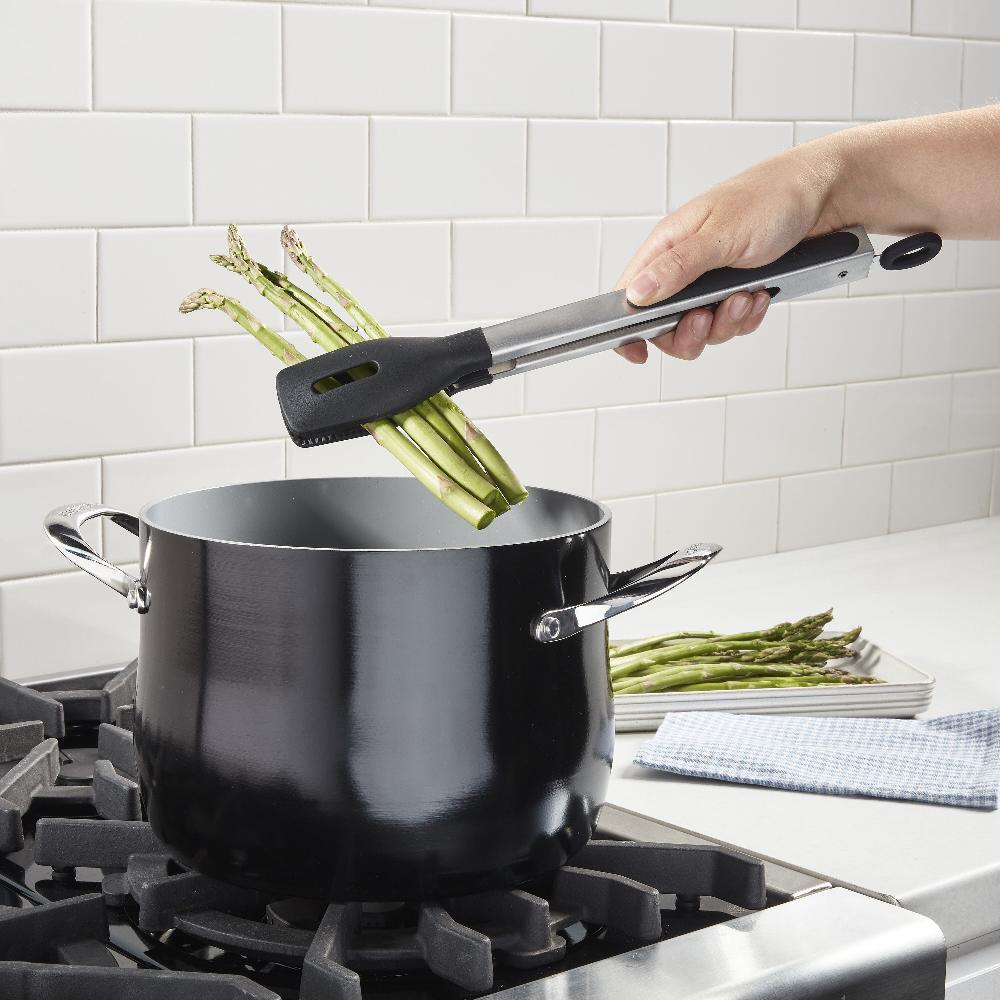 Cuisinart 9" Squared Head Silicone Tongs CTG-00-9FSTN