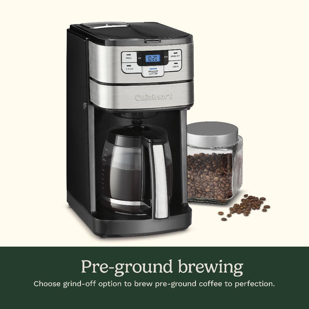 Cuisinart Automatic Grind & Brew 12 Cup Coffee Maker DGB-400NAS