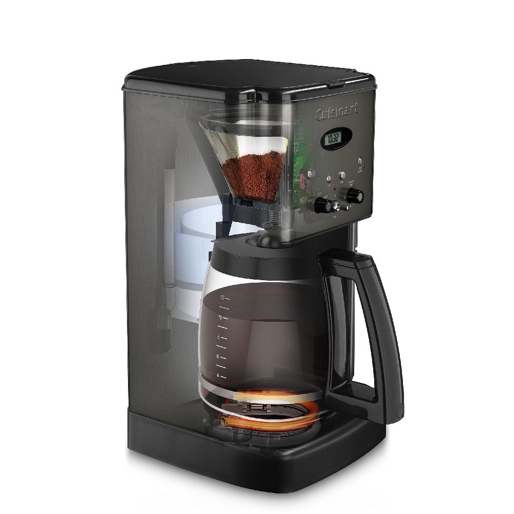 Cuisinart Brew Central 12 Cup Programmable Coffeemaker DCC-1200BKSNAS Black Stainless